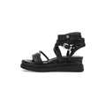 Sandali donna pelle eleganti nero raffinato