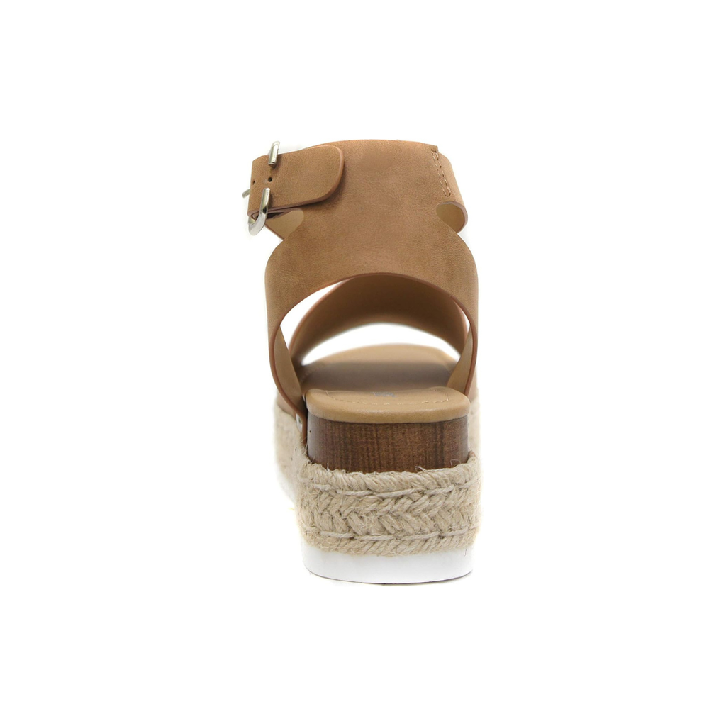 Sandali Espadrillas Zeppa Flatform con Cinturino