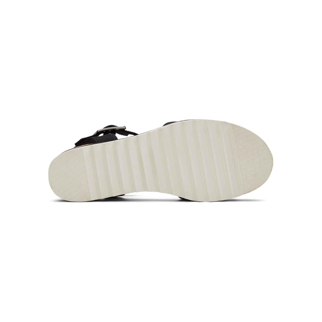 Sandali zeppa donna pelle comfort regolabile