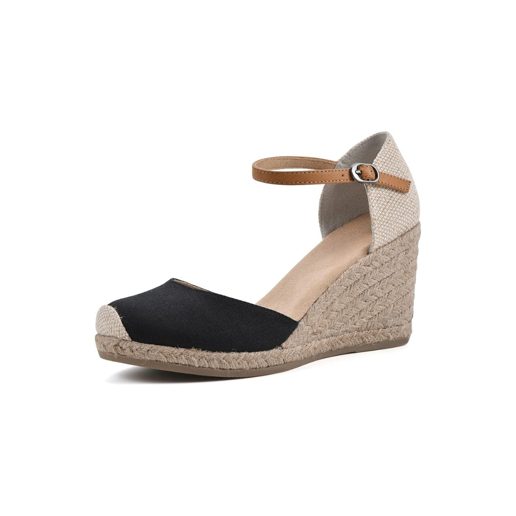 Sandali donna espadrillas zeppa estive eleganti